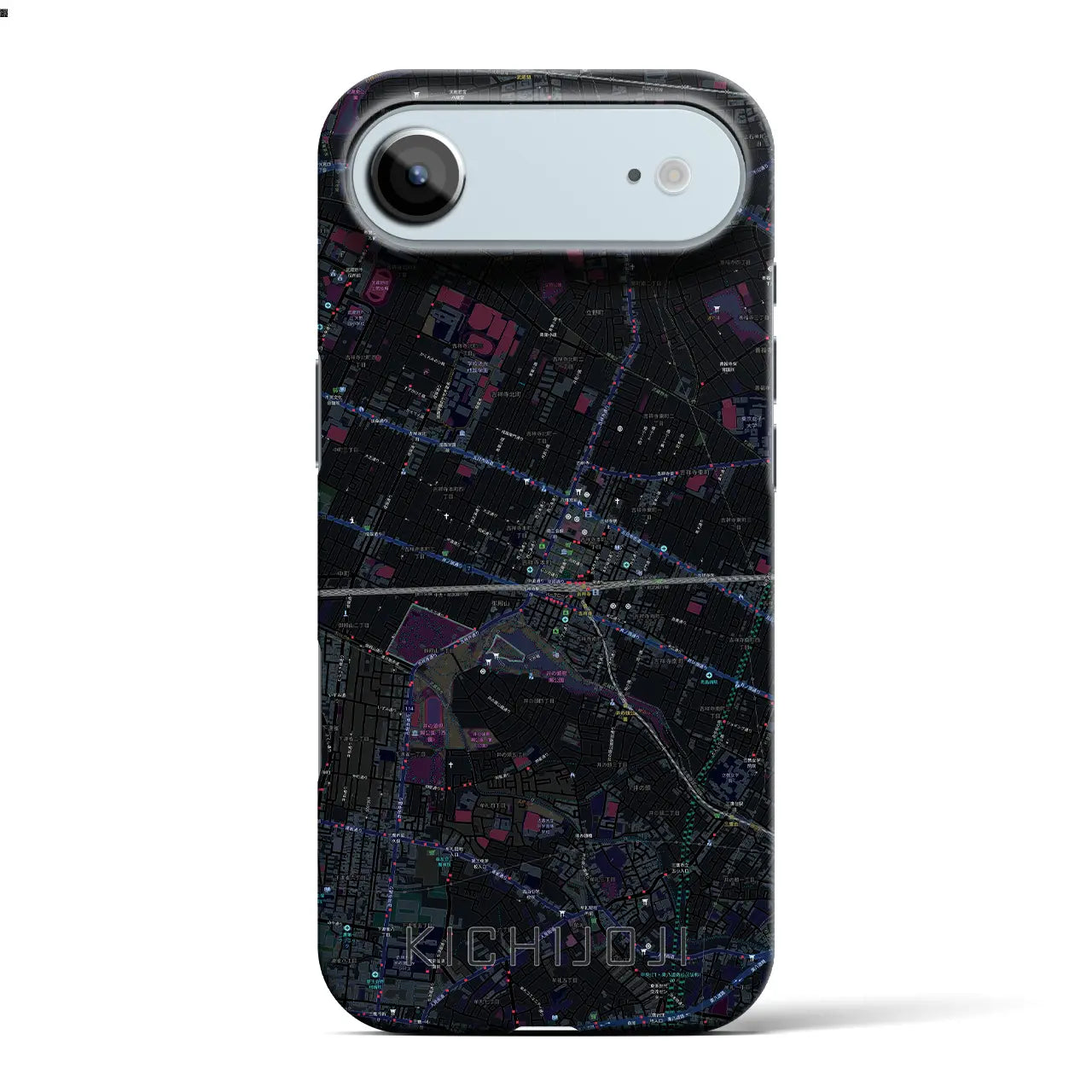 【吉祥寺2(東京都)】地図柄iPhoneケース(バックカバータイプ)