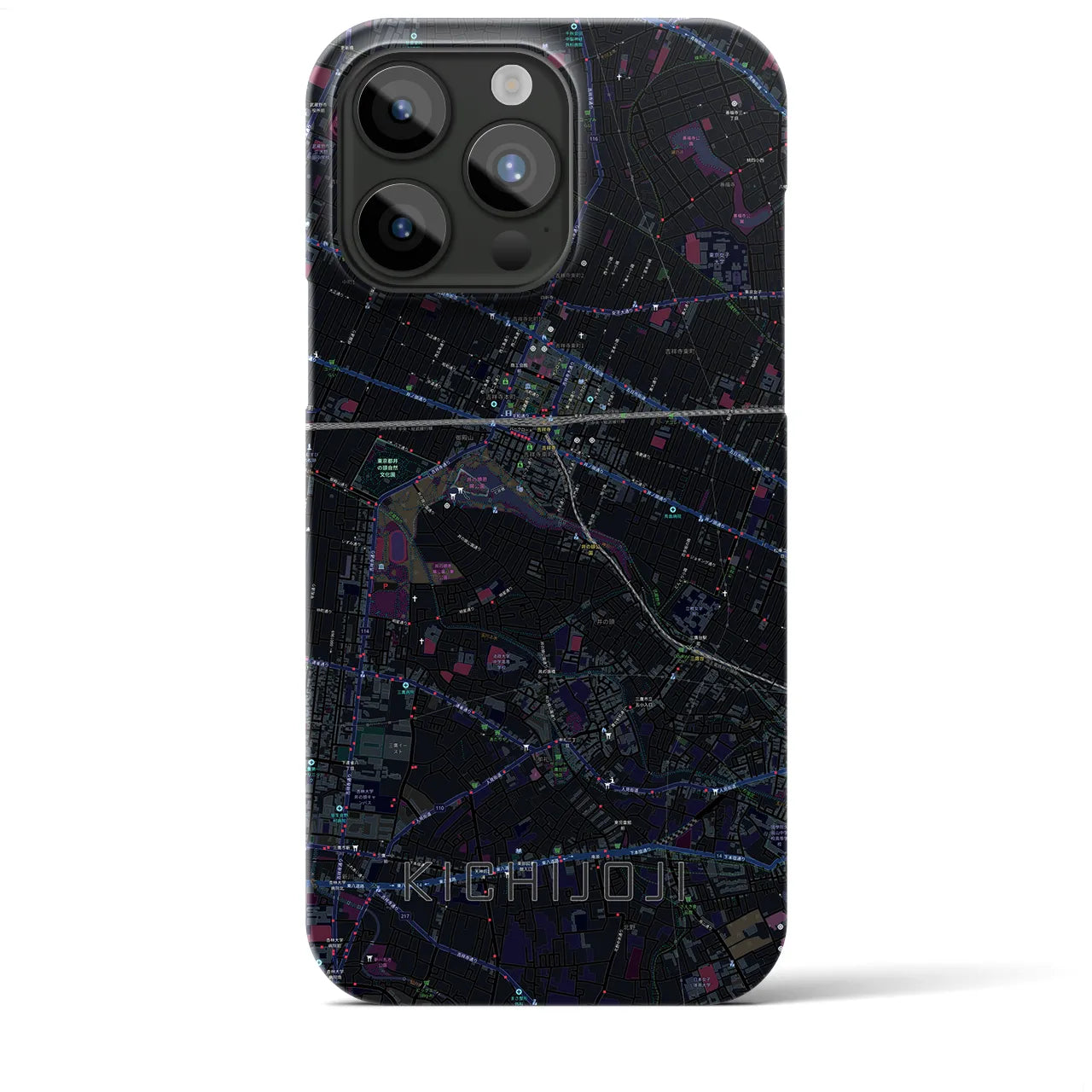 【吉祥寺(東京都)】地図柄iPhoneケース(バックカバータイプ)