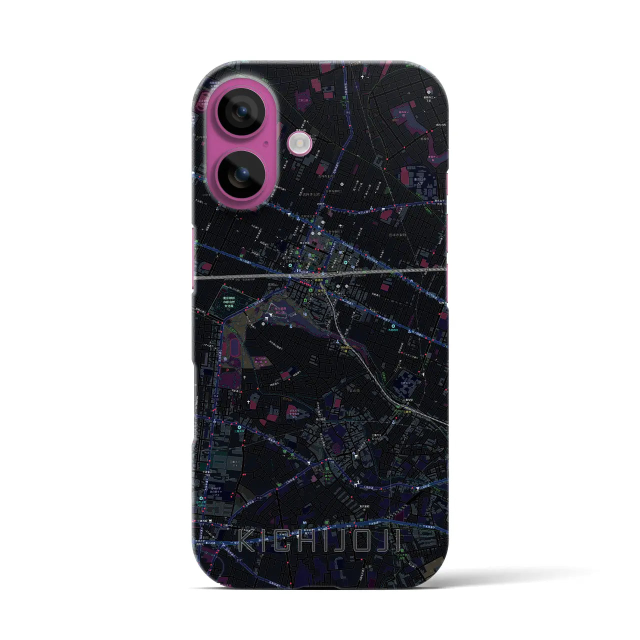 【吉祥寺(東京都)】地図柄iPhoneケース(バックカバータイプ)