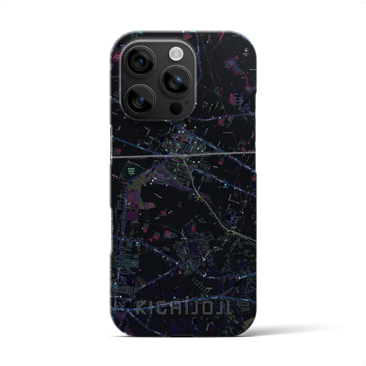 【吉祥寺(東京都)】地図柄iPhoneケース(バックカバータイプ)