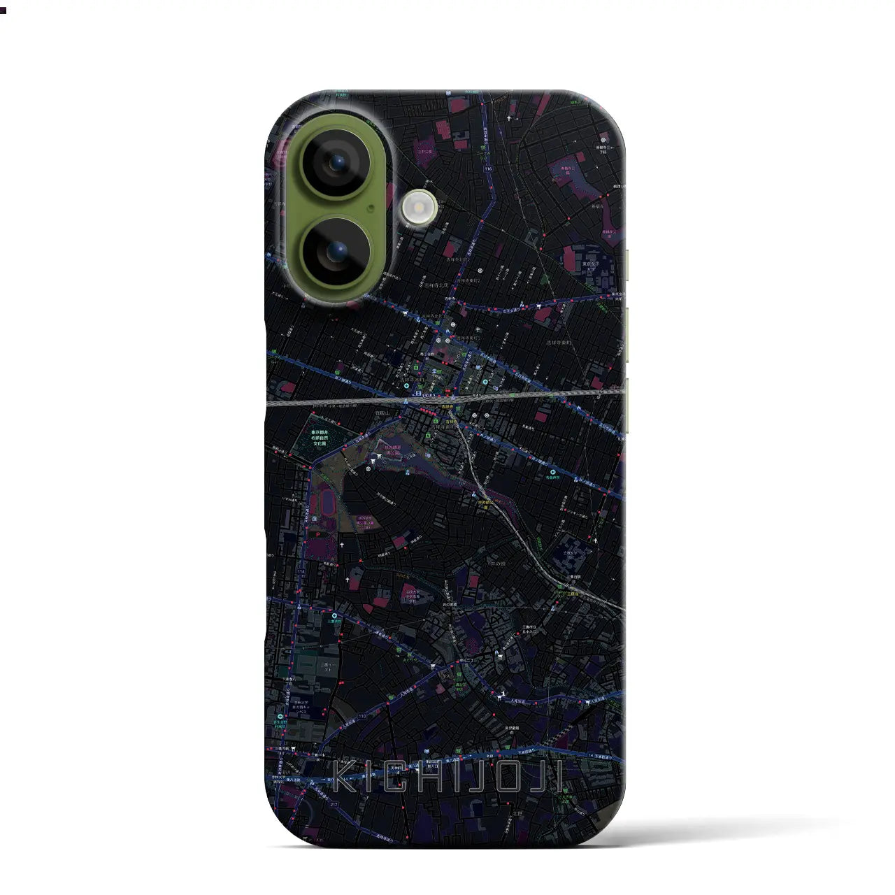 【吉祥寺(東京都)】地図柄iPhoneケース(バックカバータイプ)