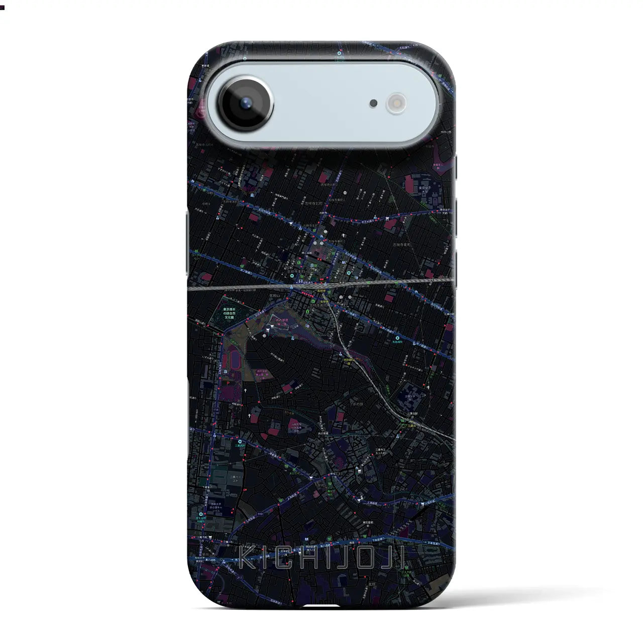 【吉祥寺(東京都)】地図柄iPhoneケース(バックカバータイプ)