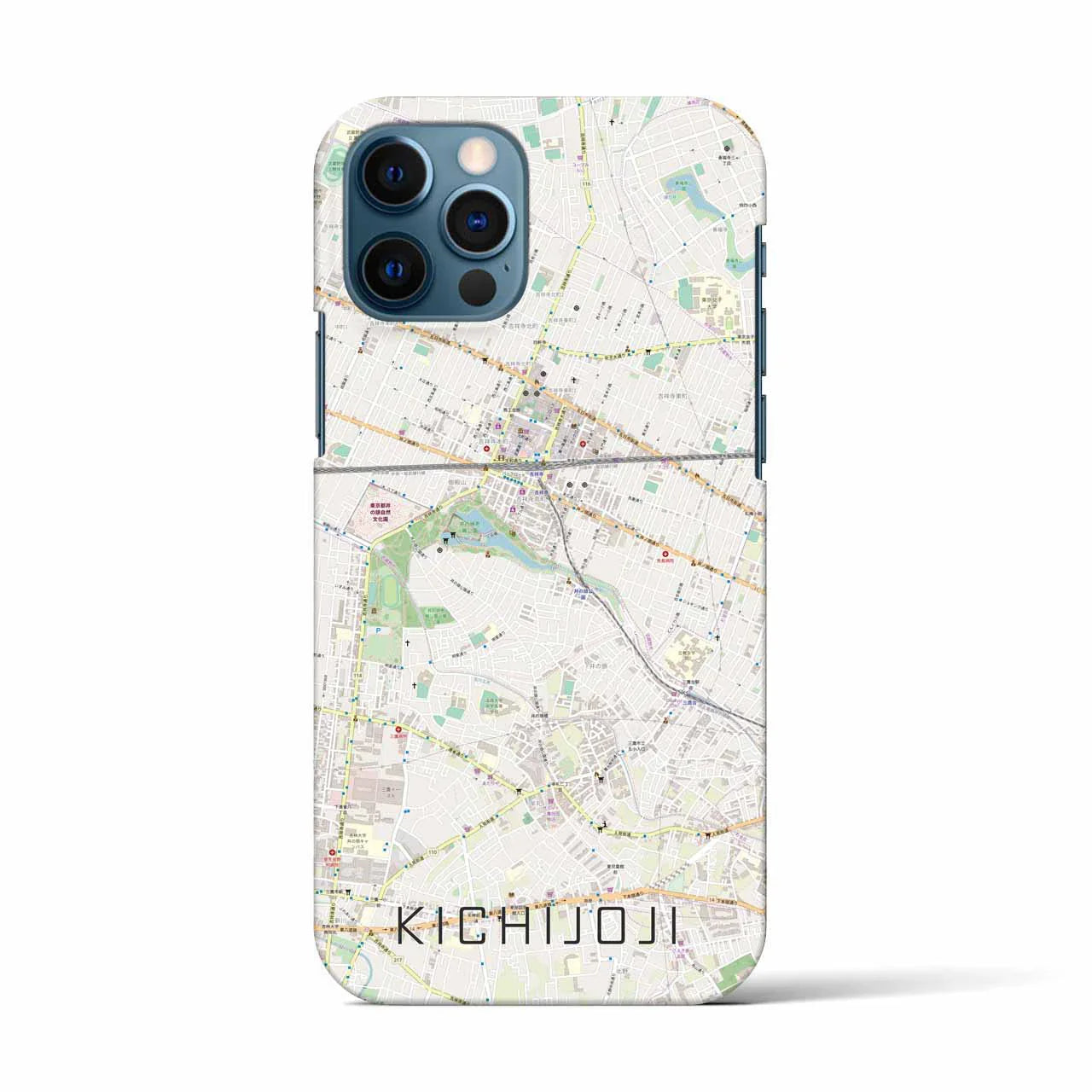 【吉祥寺(東京都)】地図柄iPhoneケース(バックカバータイプ)