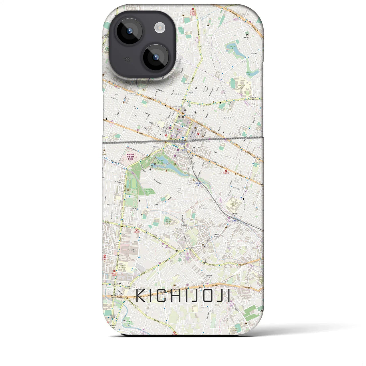 【吉祥寺(東京都)】地図柄iPhoneケース(バックカバータイプ)