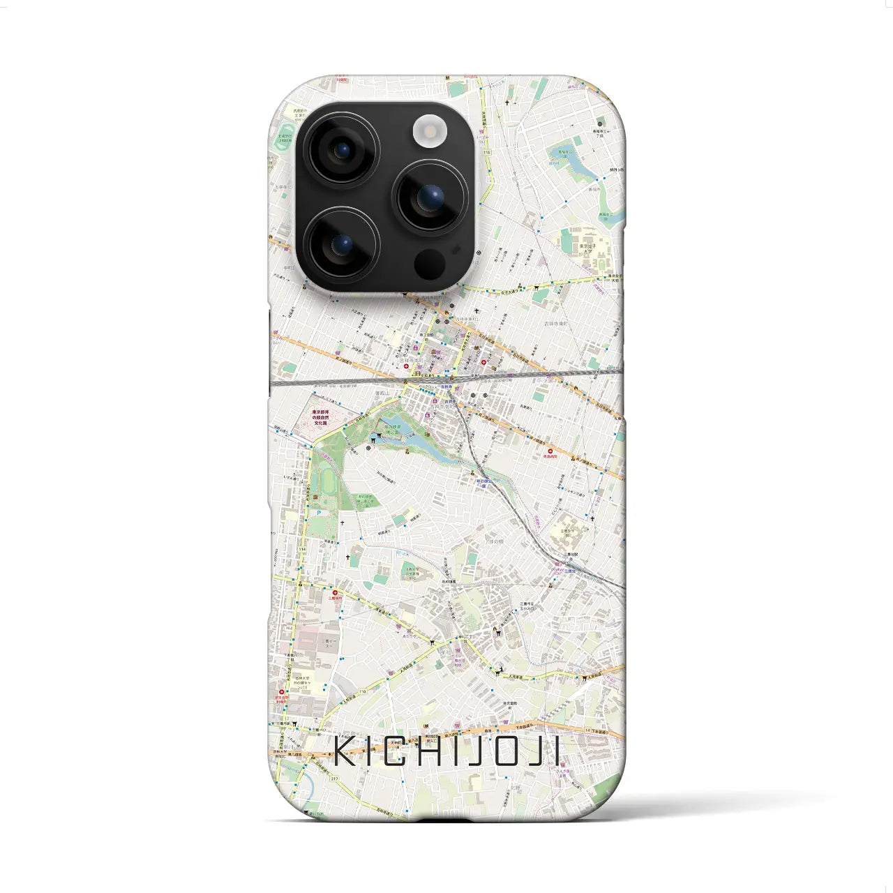 【吉祥寺(東京都)】地図柄iPhoneケース(バックカバータイプ)