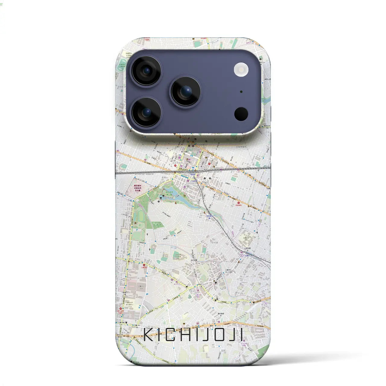 【吉祥寺(東京都)】地図柄iPhoneケース(バックカバータイプ)