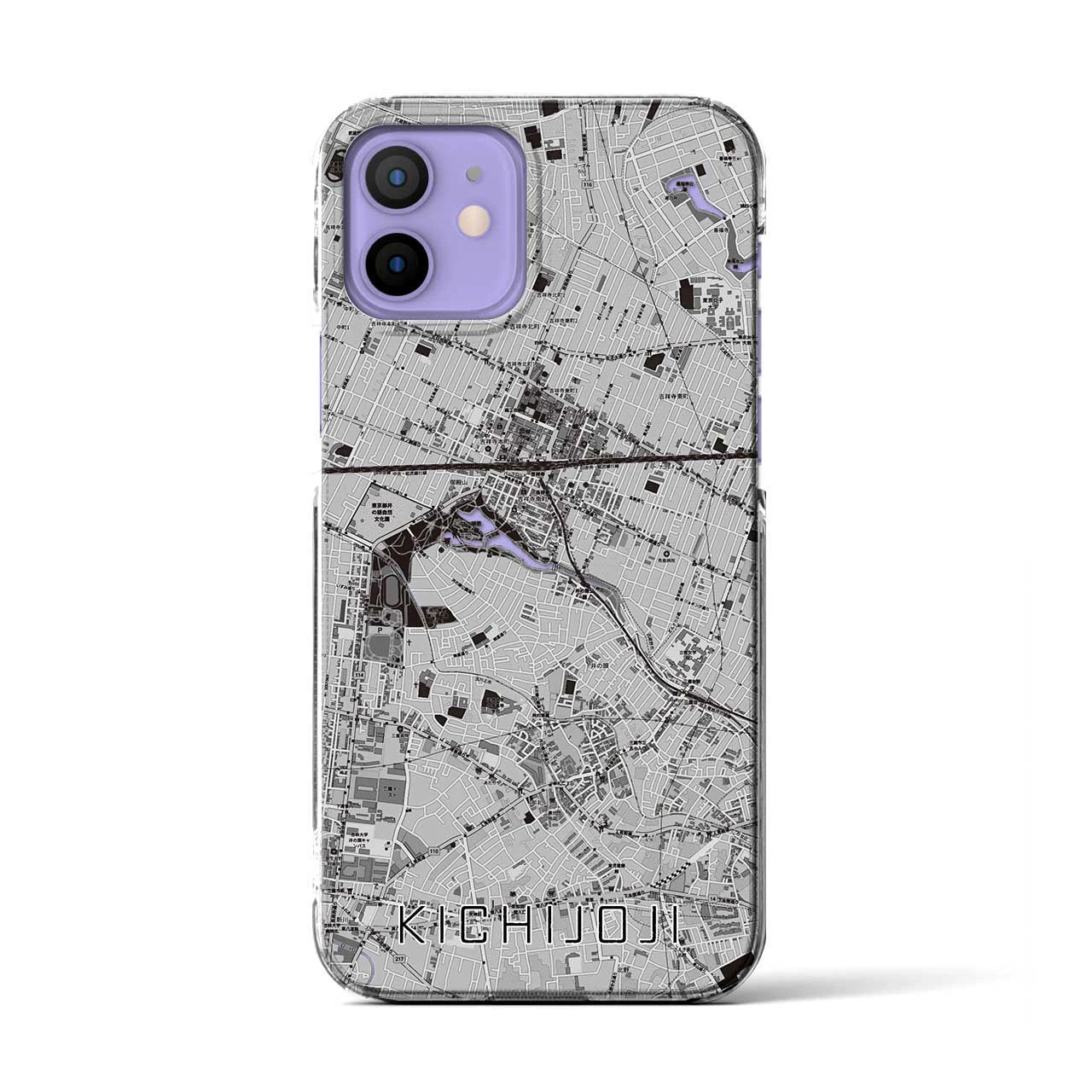 【吉祥寺(東京都)】地図柄iPhoneケース(クリアタイプ)