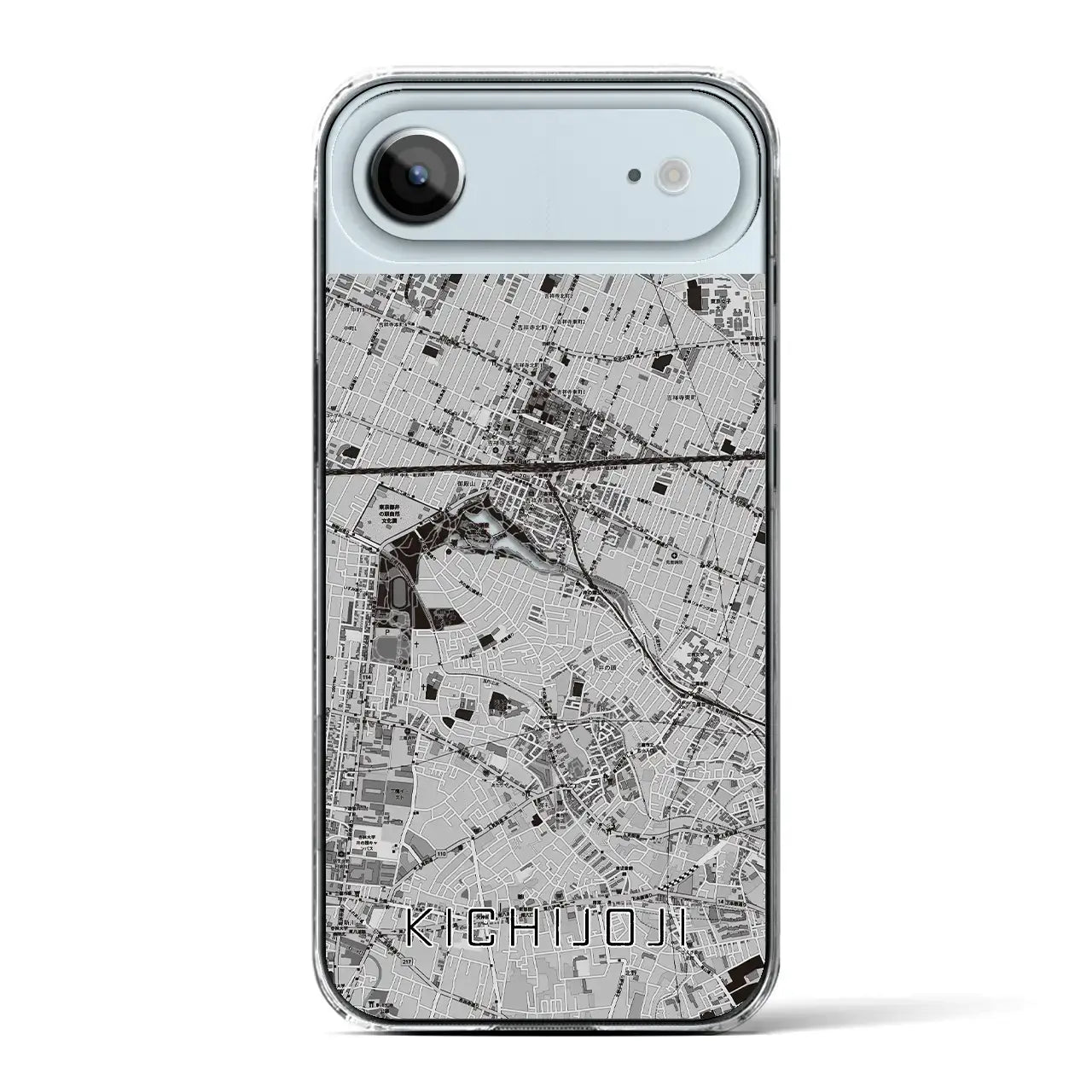 【吉祥寺(東京都)】地図柄iPhoneケース(クリアタイプ)