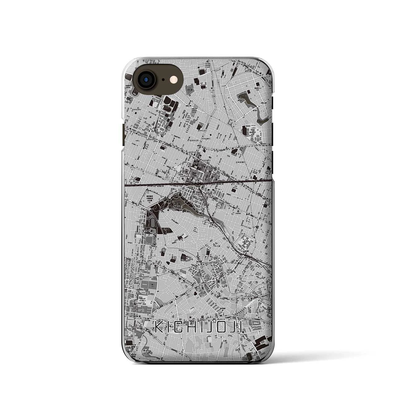 【吉祥寺(東京都)】地図柄iPhoneケース(クリアタイプ)