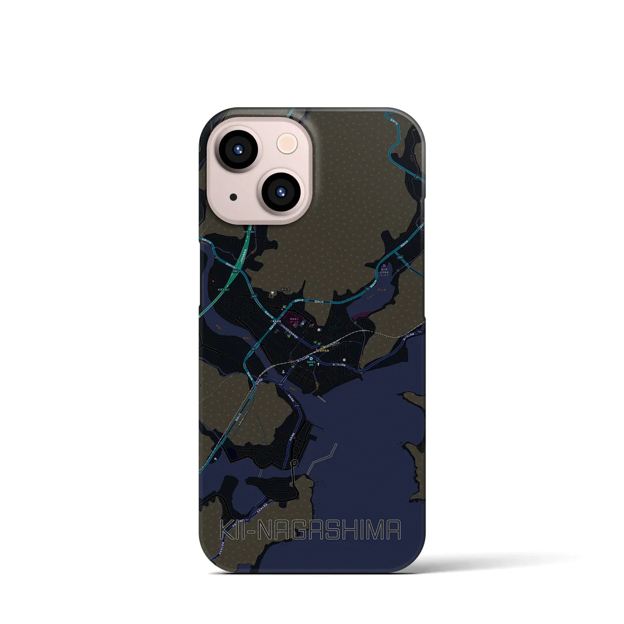 【紀伊長島(三重県)】地図柄iPhoneケース(バックカバータイプ)