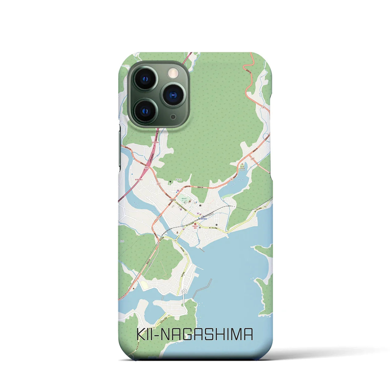 【紀伊長島(三重県)】地図柄iPhoneケース(バックカバータイプ)