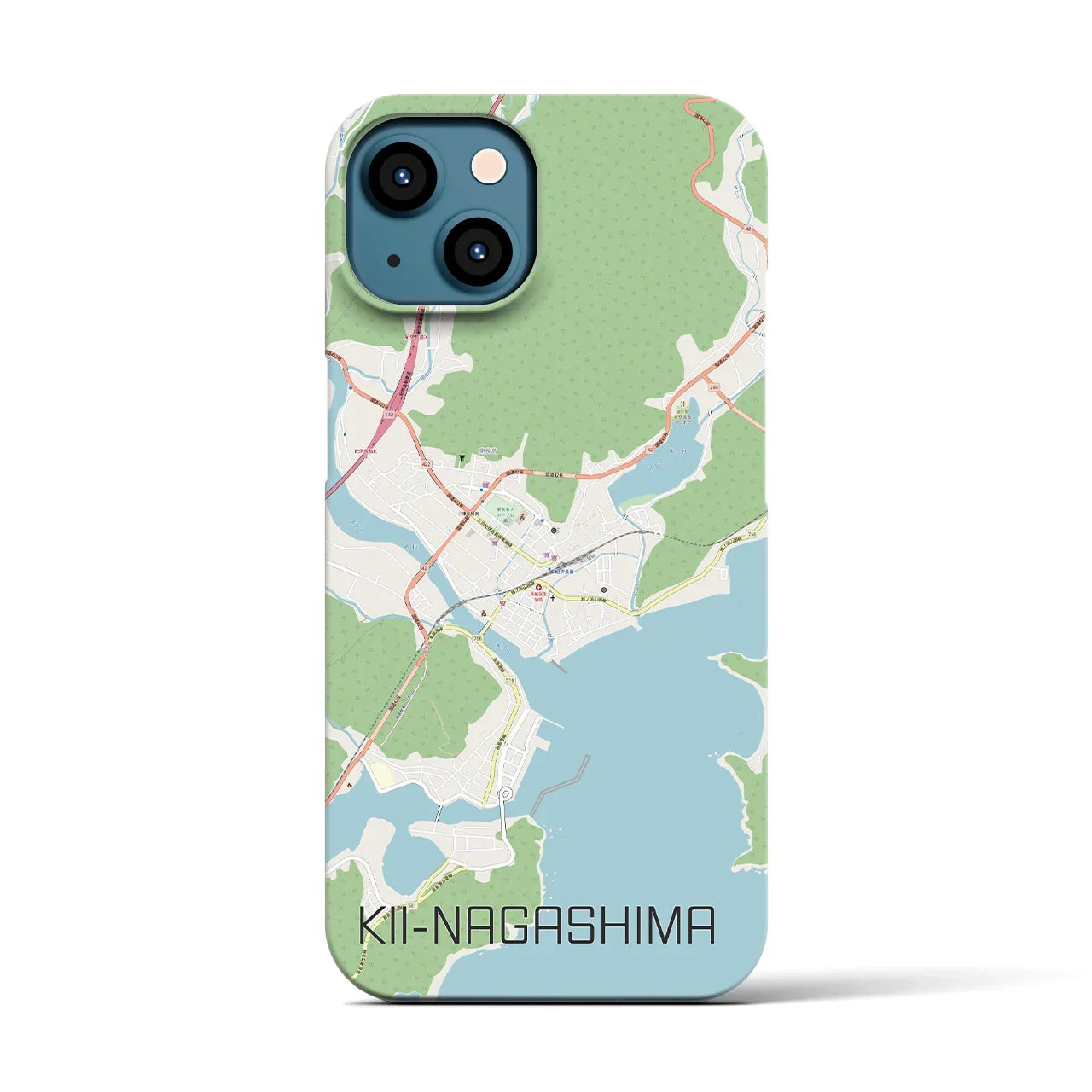【紀伊長島(三重県)】地図柄iPhoneケース(バックカバータイプ)
