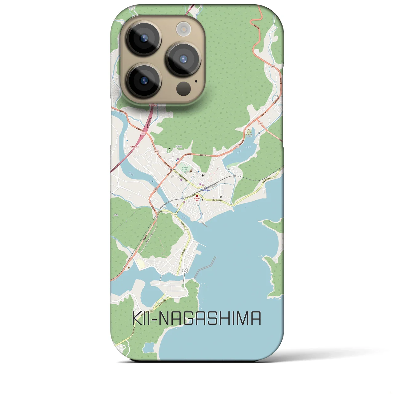【紀伊長島(三重県)】地図柄iPhoneケース(バックカバータイプ)