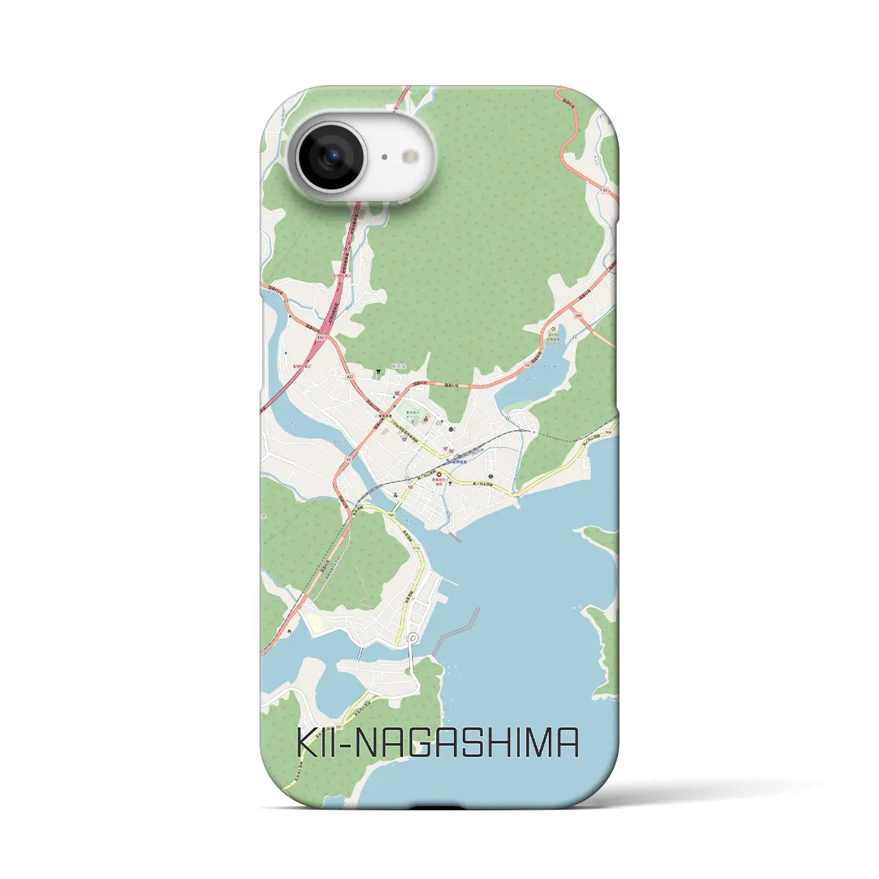【紀伊長島(三重県)】地図柄iPhoneケース(バックカバータイプ)