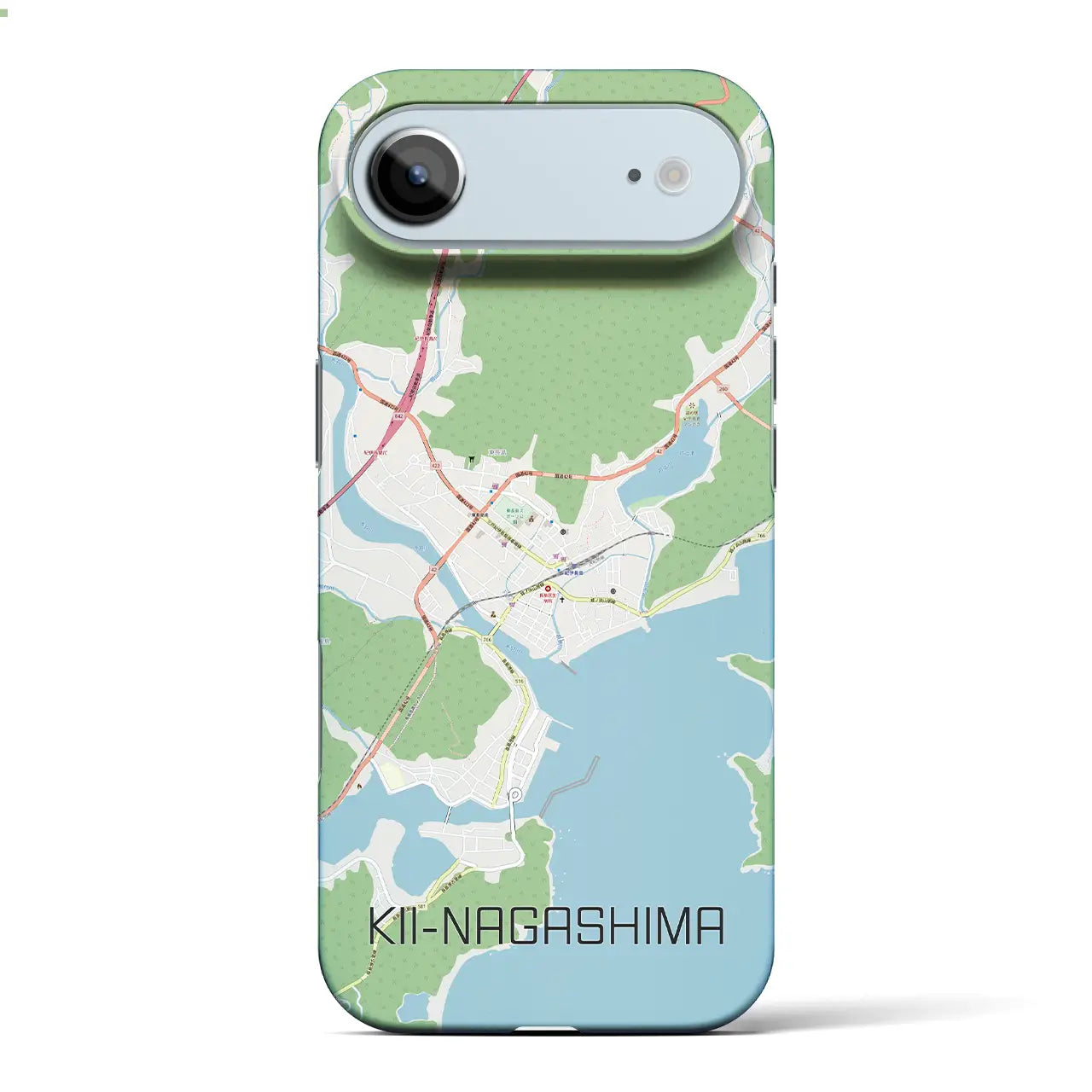 【紀伊長島(三重県)】地図柄iPhoneケース(バックカバータイプ)