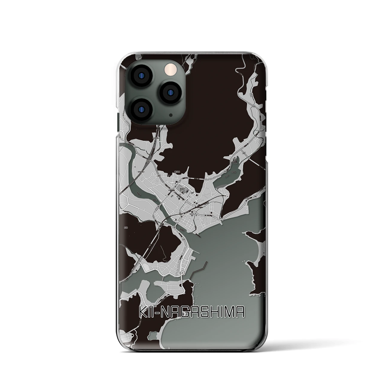 【紀伊長島(三重県)】地図柄iPhoneケース(クリアタイプ)