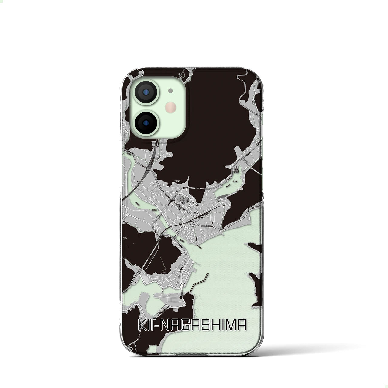 【紀伊長島(三重県)】地図柄iPhoneケース(クリアタイプ)