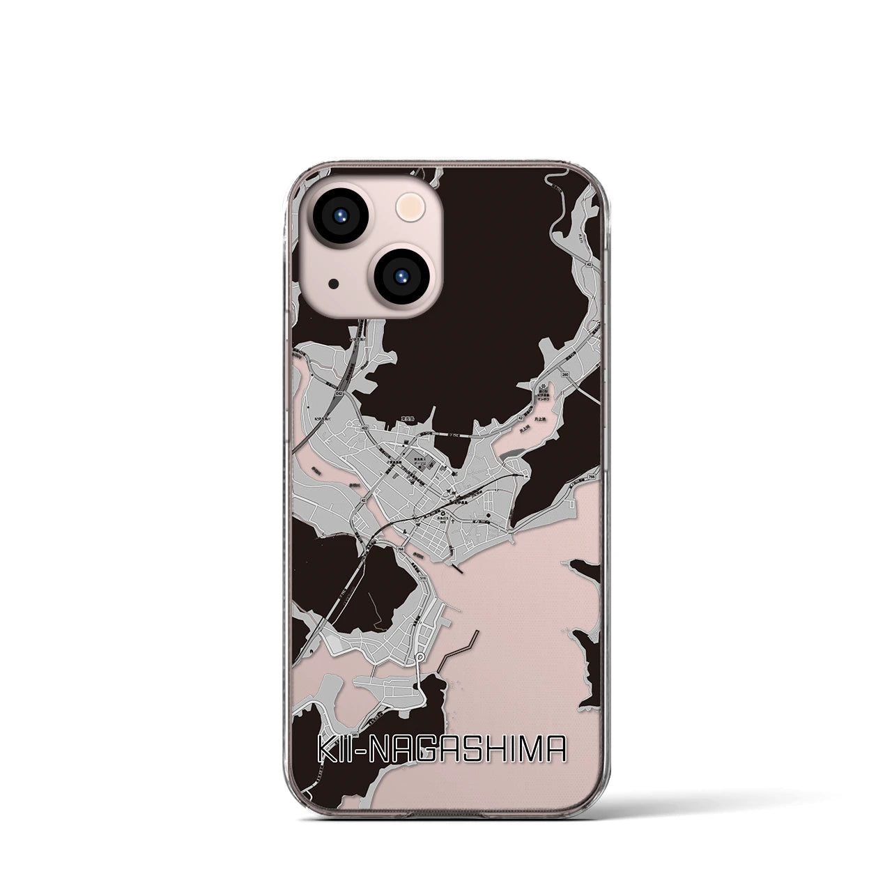 【紀伊長島(三重県)】地図柄iPhoneケース(クリアタイプ)