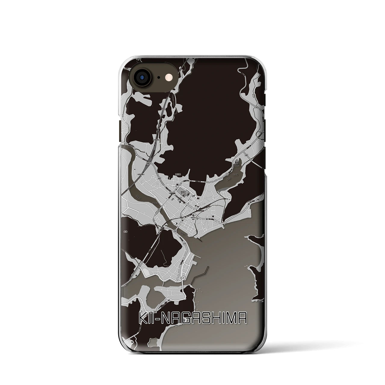 【紀伊長島(三重県)】地図柄iPhoneケース(クリアタイプ)