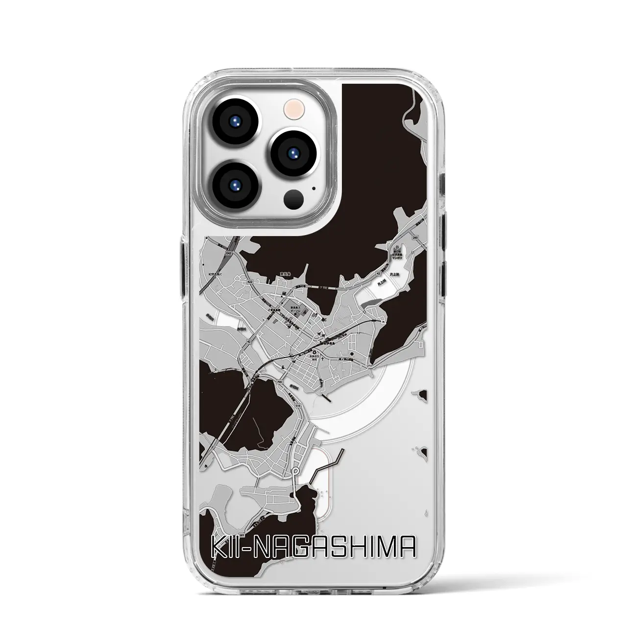 【紀伊長島(三重県)】地図柄iPhoneケース(MagSafeタイプ)