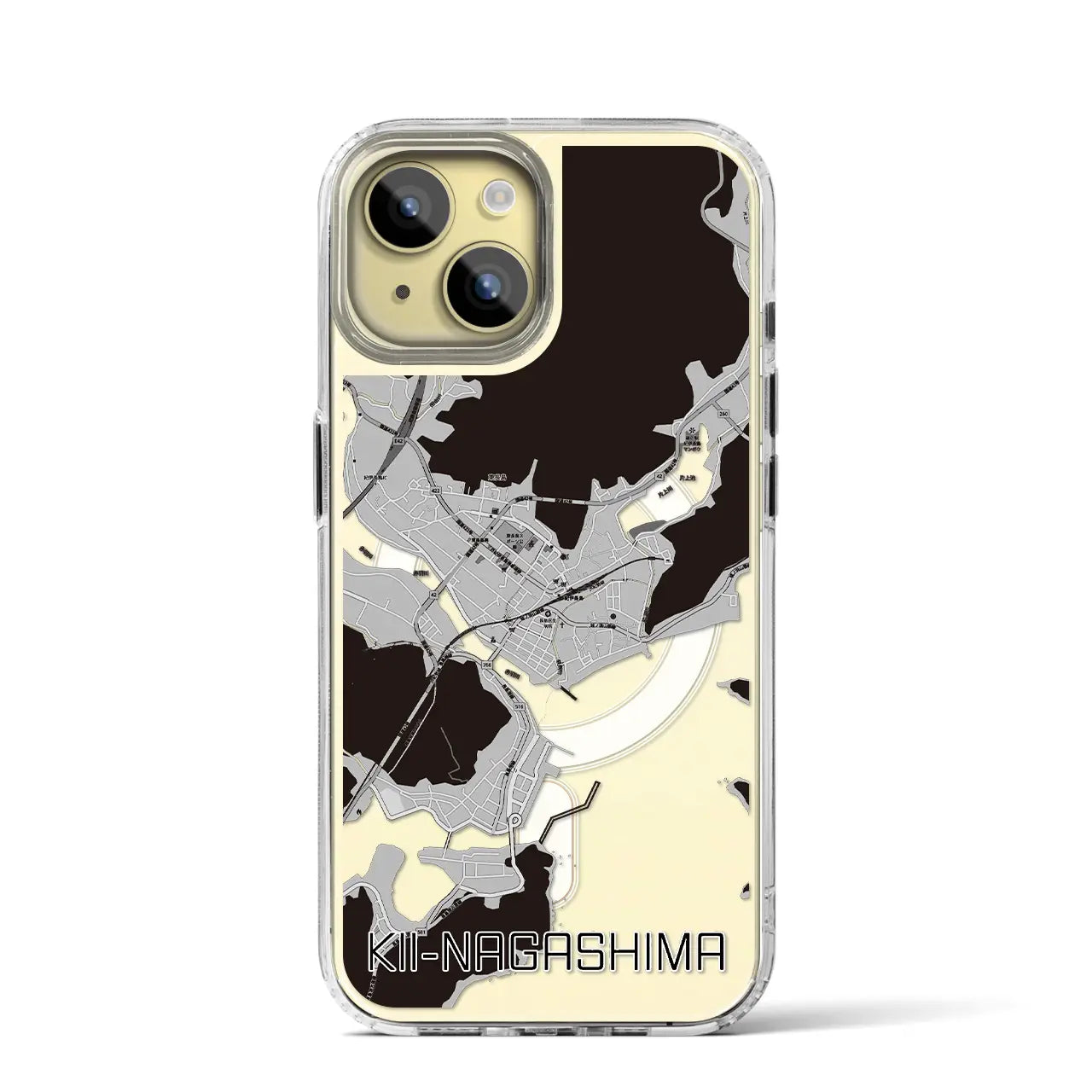 【紀伊長島(三重県)】地図柄iPhoneケース(MagSafeタイプ)