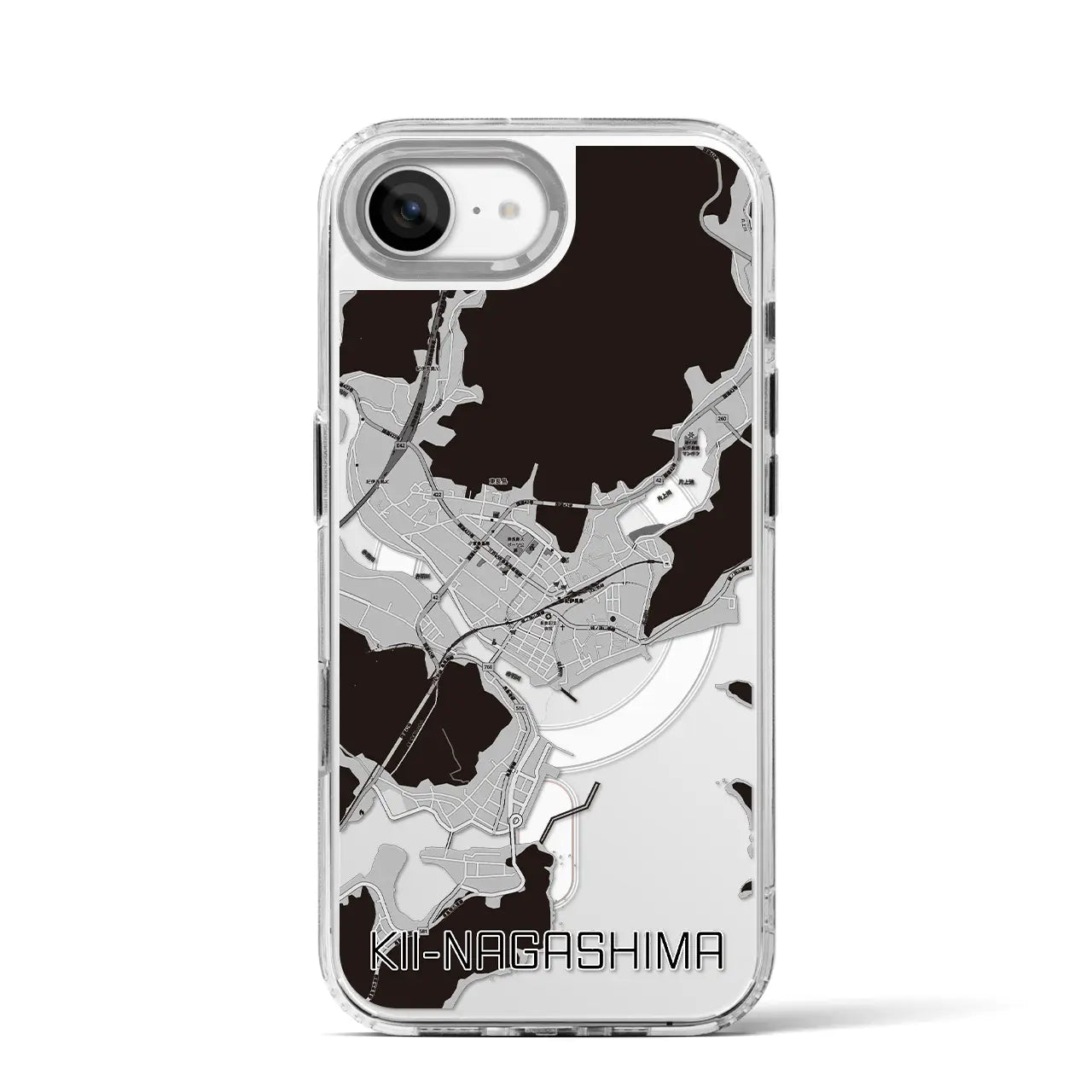 【紀伊長島(三重県)】地図柄iPhoneケース(MagSafeタイプ)