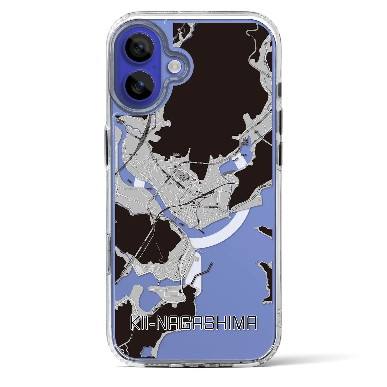 【紀伊長島(三重県)】地図柄iPhoneケース(MagSafeタイプ)