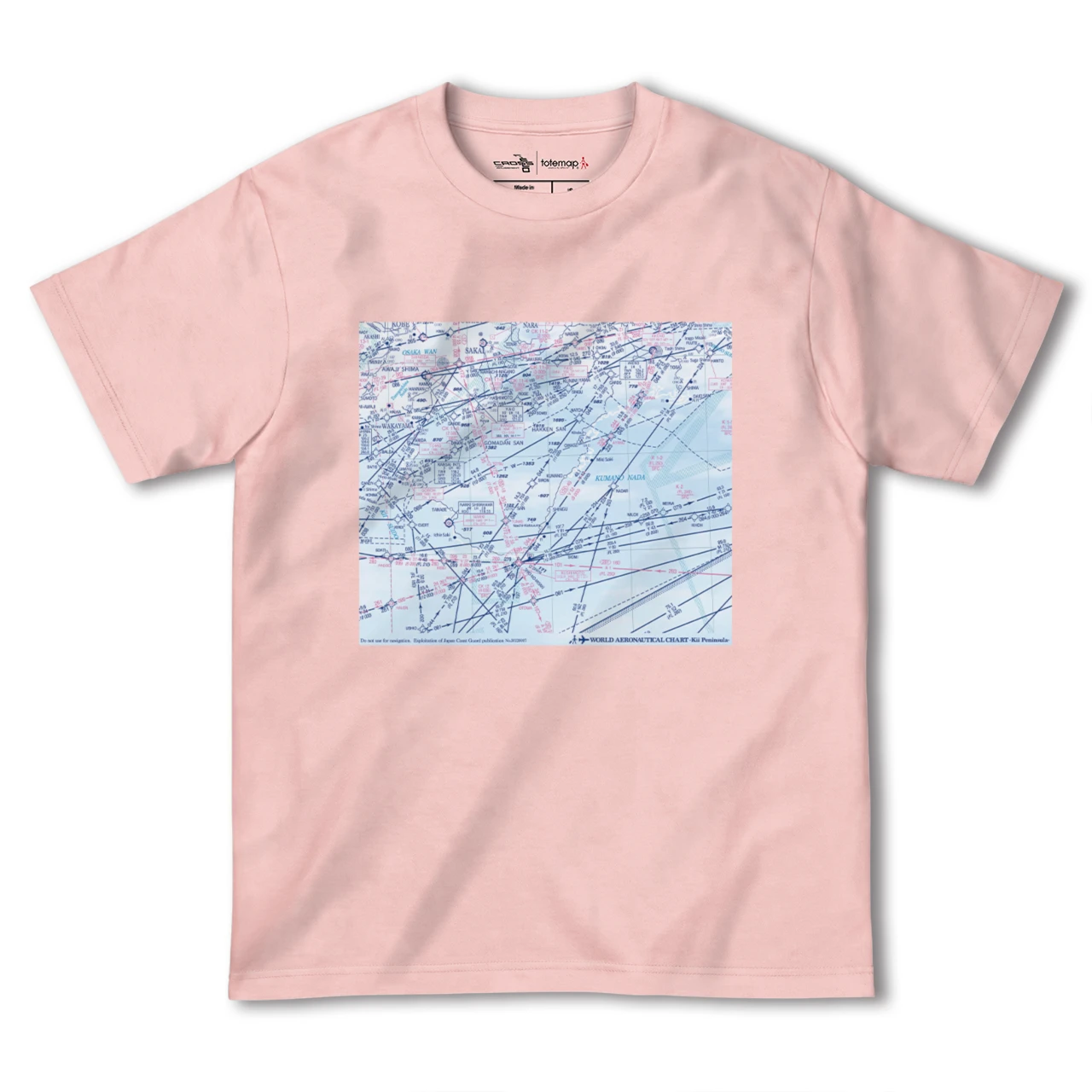 【紀伊半島航空図(三重県)】航空図Tシャツ