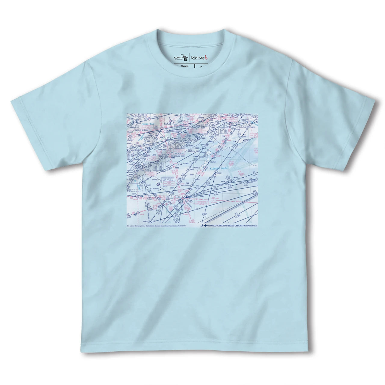 【紀伊半島航空図(三重県)】航空図Tシャツ