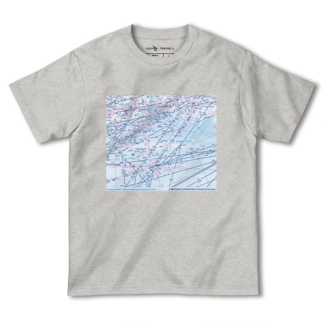【紀伊半島航空図(三重県)】航空図Tシャツ