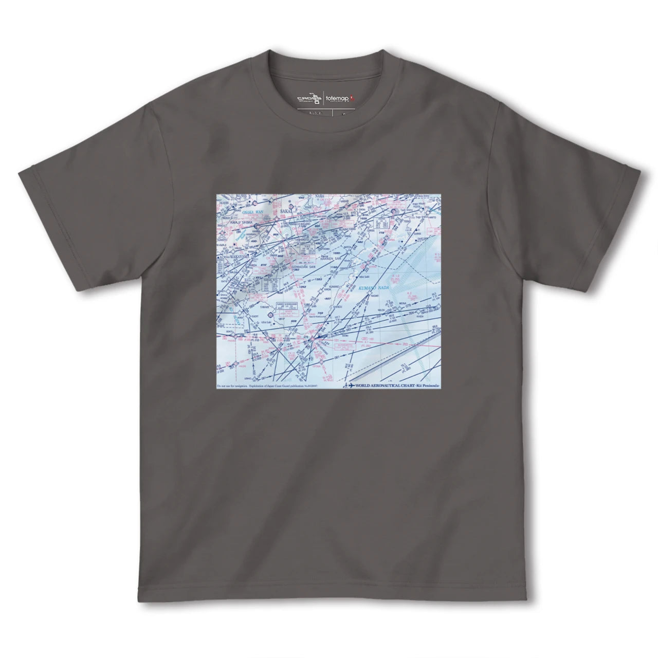 【紀伊半島航空図(三重県)】航空図Tシャツ