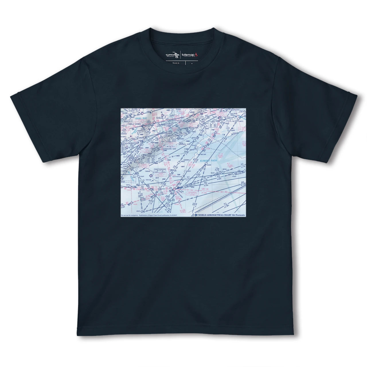 【紀伊半島航空図(三重県)】航空図Tシャツ