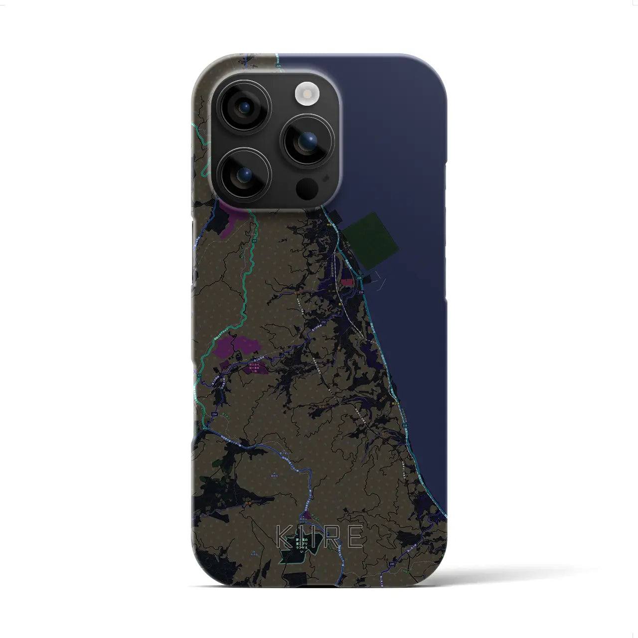 【喜入(鹿児島県)】地図柄iPhoneケース(バックカバータイプ)