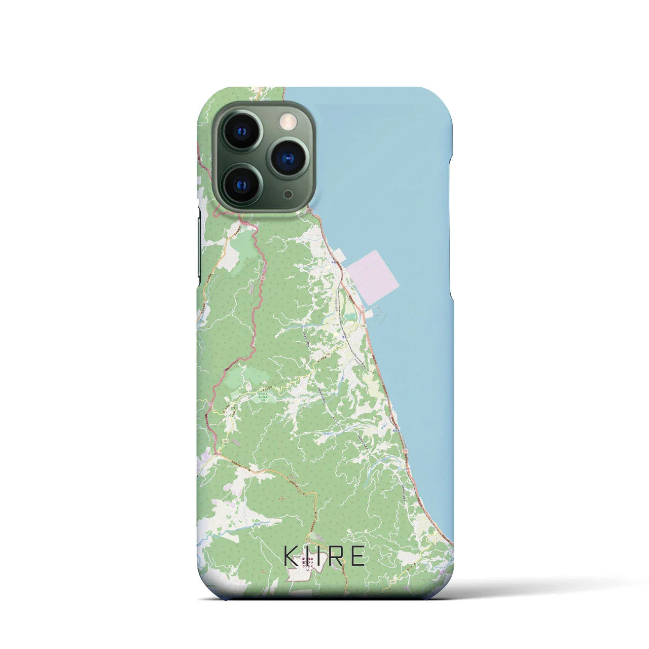 【喜入(鹿児島県)】地図柄iPhoneケース(バックカバータイプ)