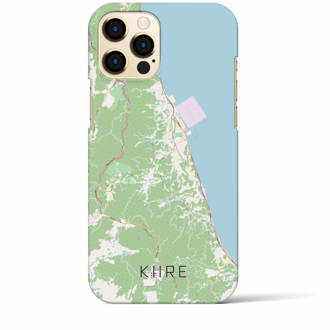 【喜入(鹿児島県)】地図柄iPhoneケース(バックカバータイプ)