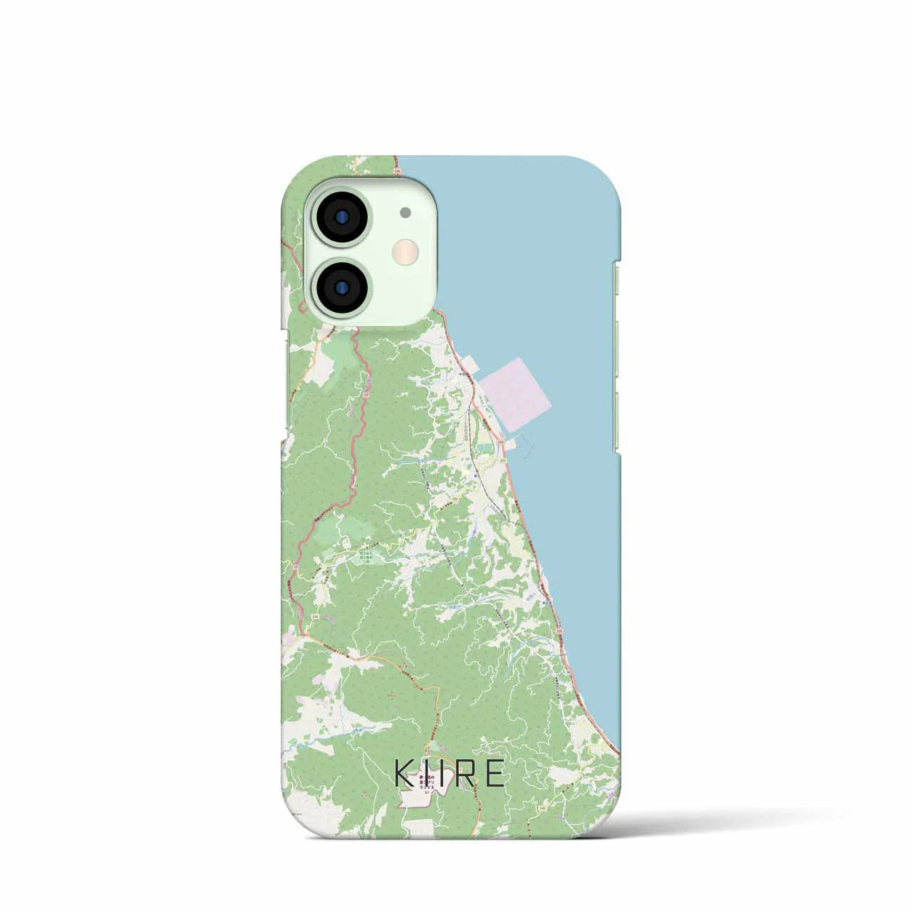 【喜入(鹿児島県)】地図柄iPhoneケース(バックカバータイプ)