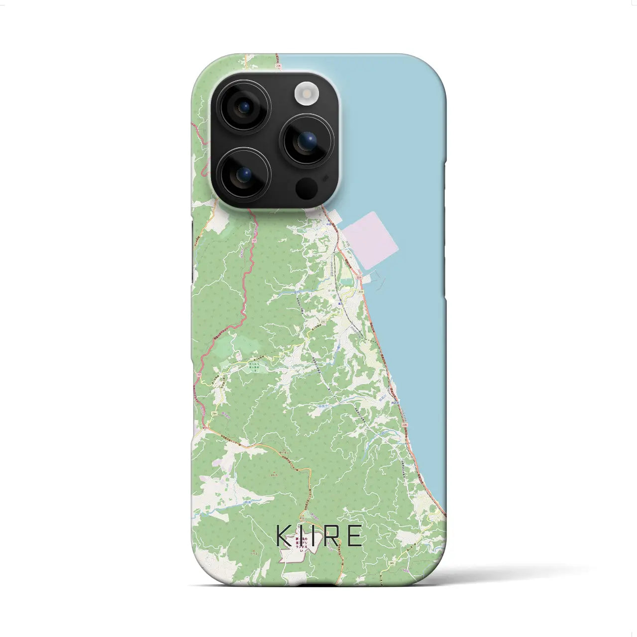 【喜入(鹿児島県)】地図柄iPhoneケース(バックカバータイプ)