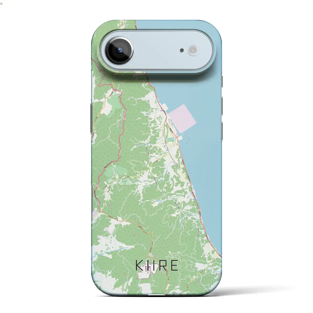 【喜入(鹿児島県)】地図柄iPhoneケース(バックカバータイプ)