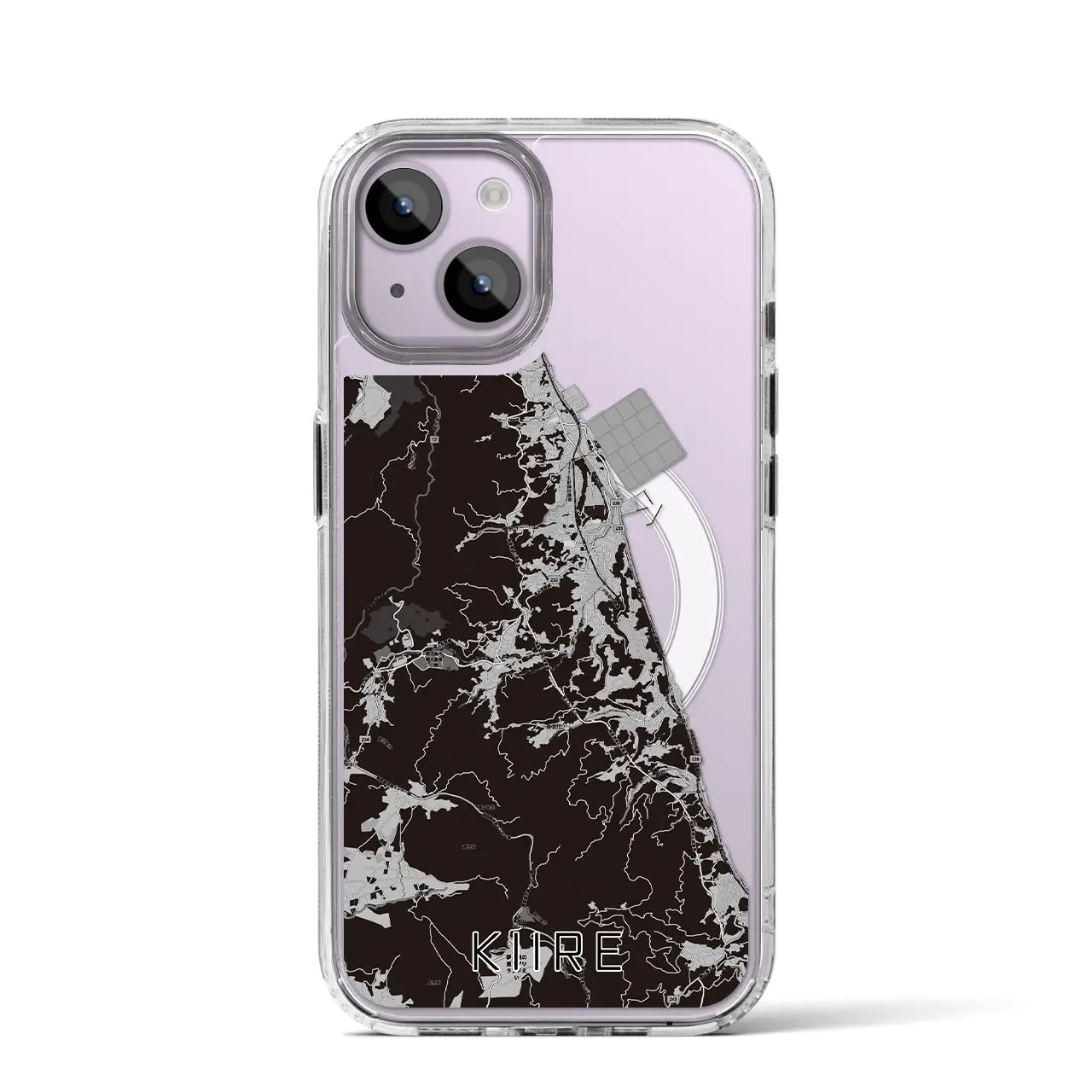 【喜入(鹿児島県)】地図柄iPhoneケース(MagSafeタイプ)