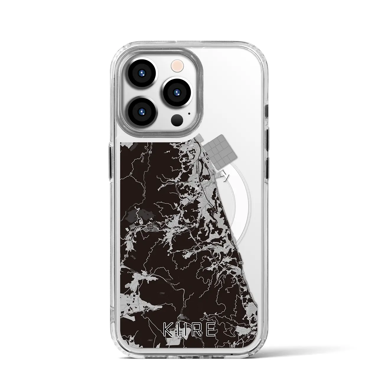 【喜入(鹿児島県)】地図柄iPhoneケース(MagSafeタイプ)