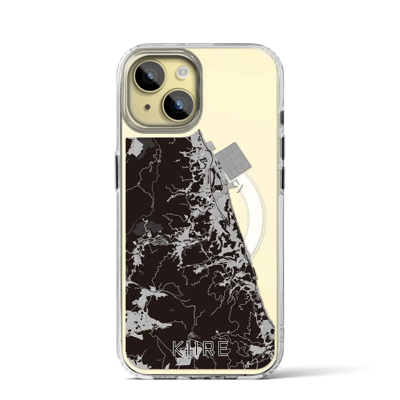 【喜入(鹿児島県)】地図柄iPhoneケース(MagSafeタイプ)