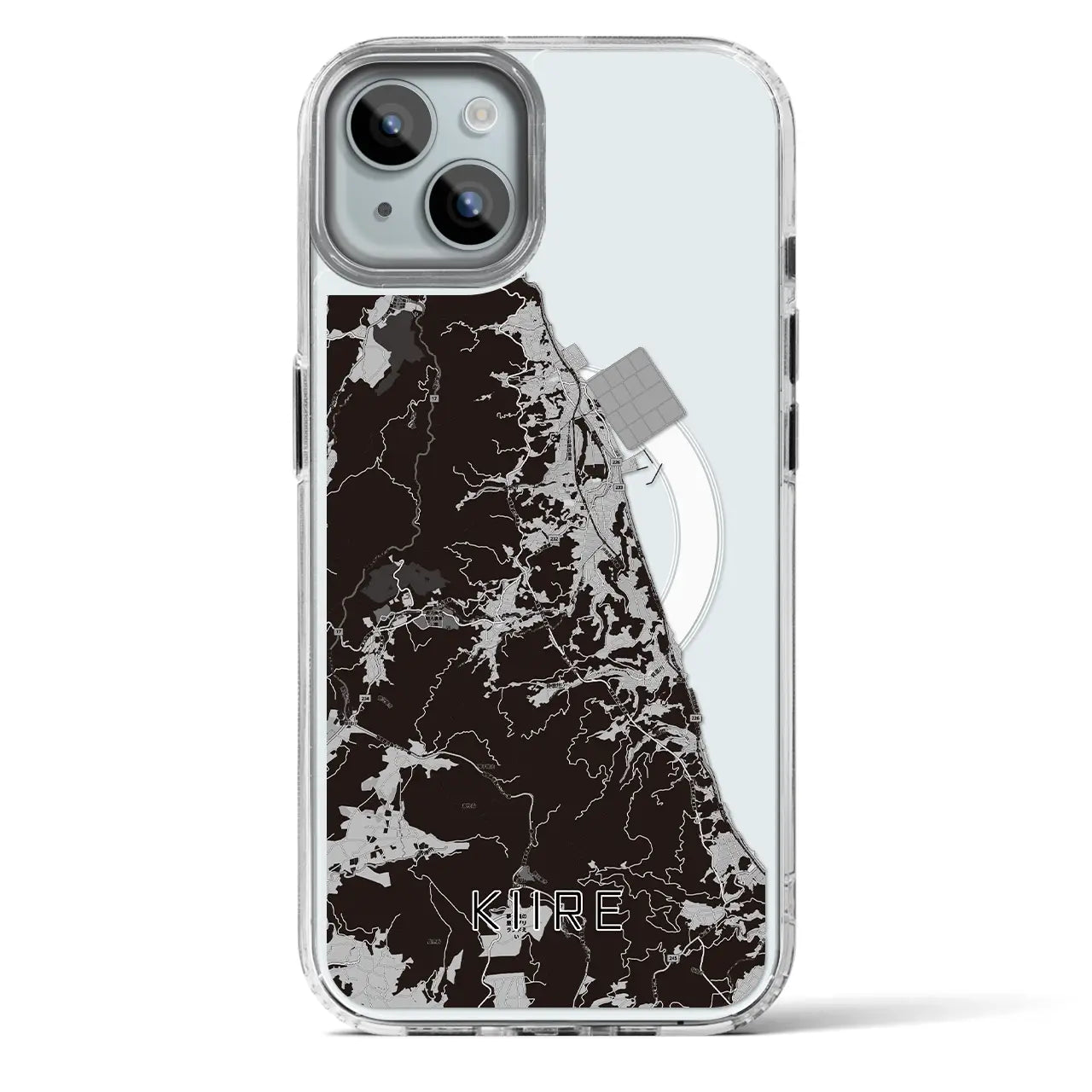 【喜入(鹿児島県)】地図柄iPhoneケース(MagSafeタイプ)