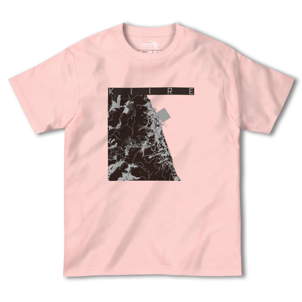 【喜入(鹿児島県)】地図柄ヘビーウェイトTシャツ