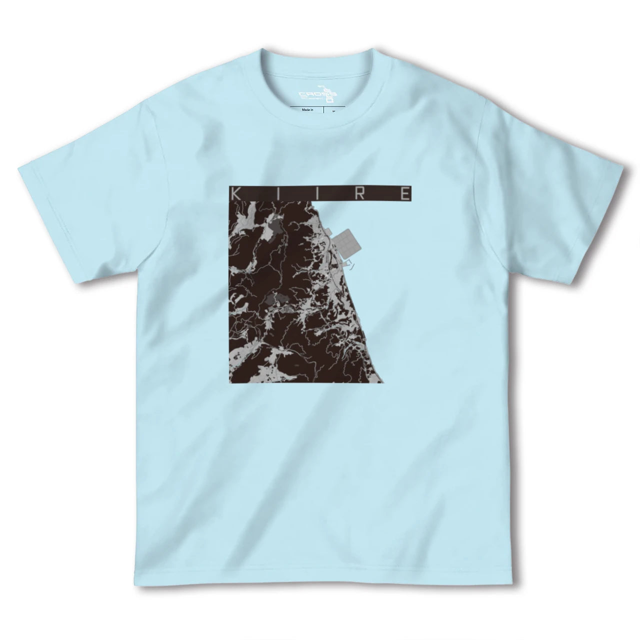 【喜入(鹿児島県)】地図柄ヘビーウェイトTシャツ