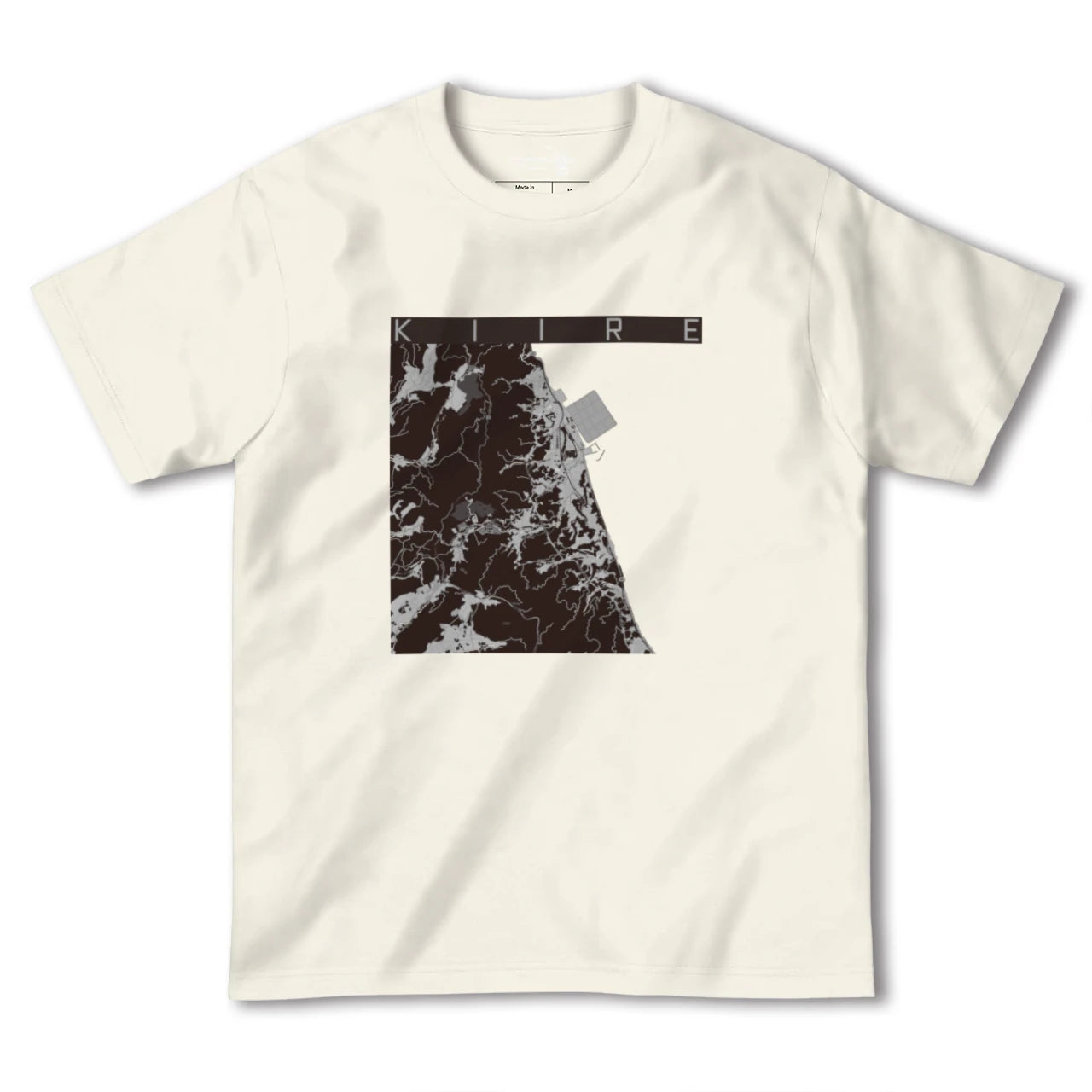 【喜入(鹿児島県)】地図柄ヘビーウェイトTシャツ