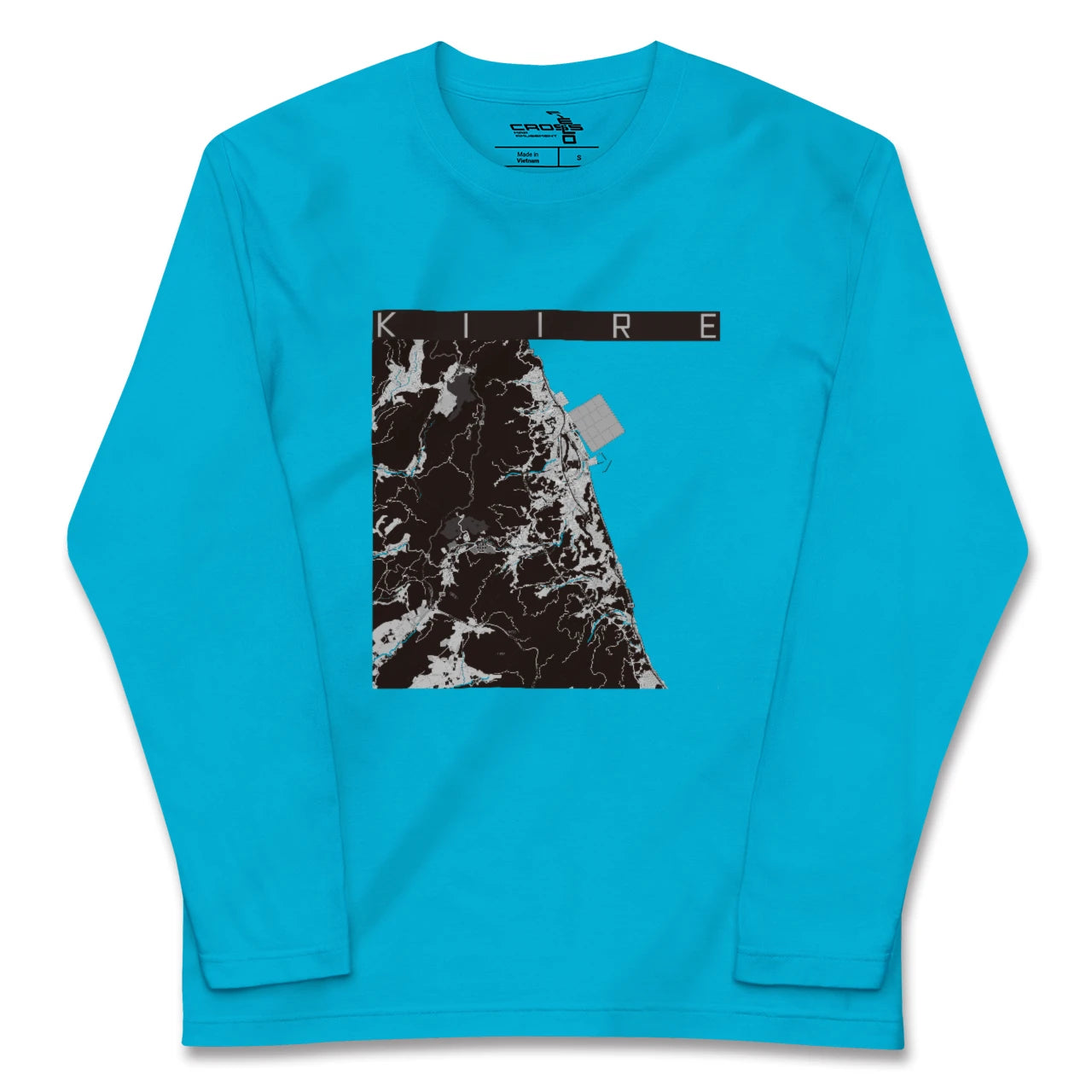 【喜入(鹿児島県)】地図柄ロングスリーブTシャツ