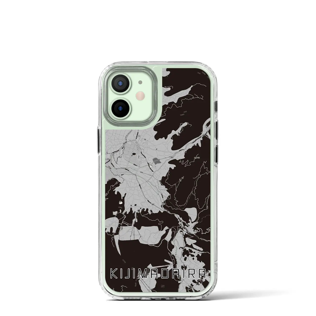 【木島平(長野県)】地図柄iPhoneケース(MagSafeタイプ)