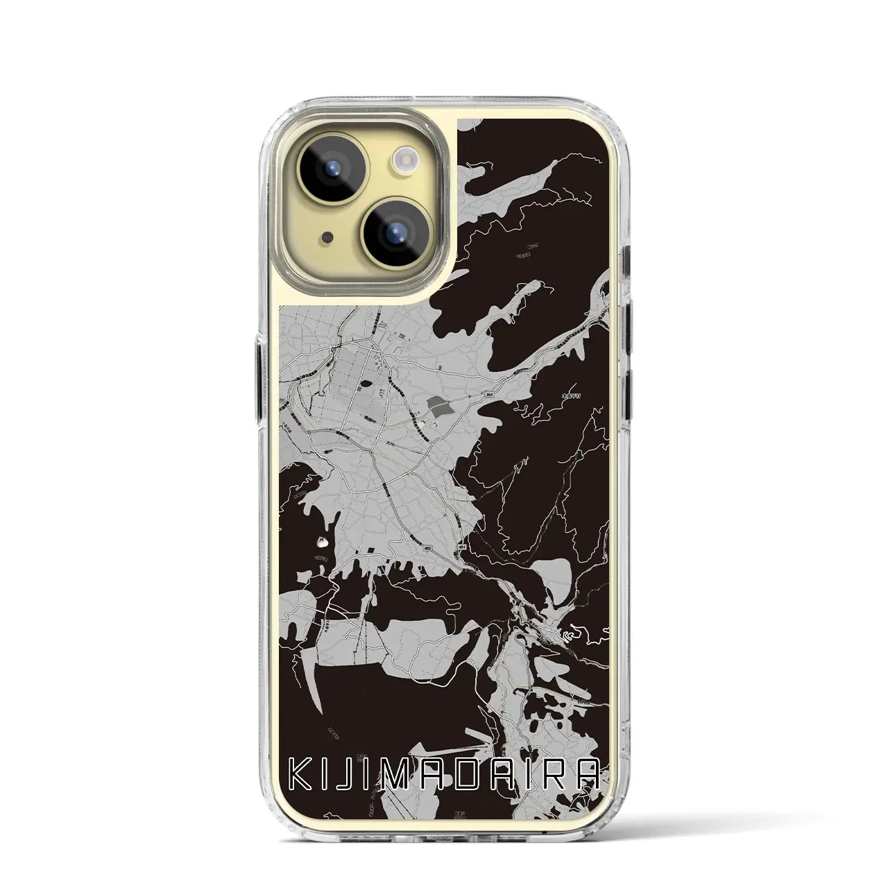 【木島平(長野県)】地図柄iPhoneケース(MagSafeタイプ)