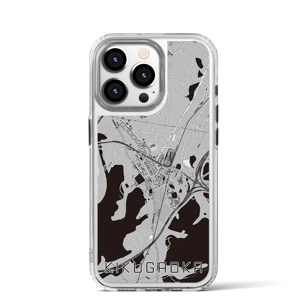 【企救丘(福岡県)】地図柄iPhoneケース(MagSafeタイプ)