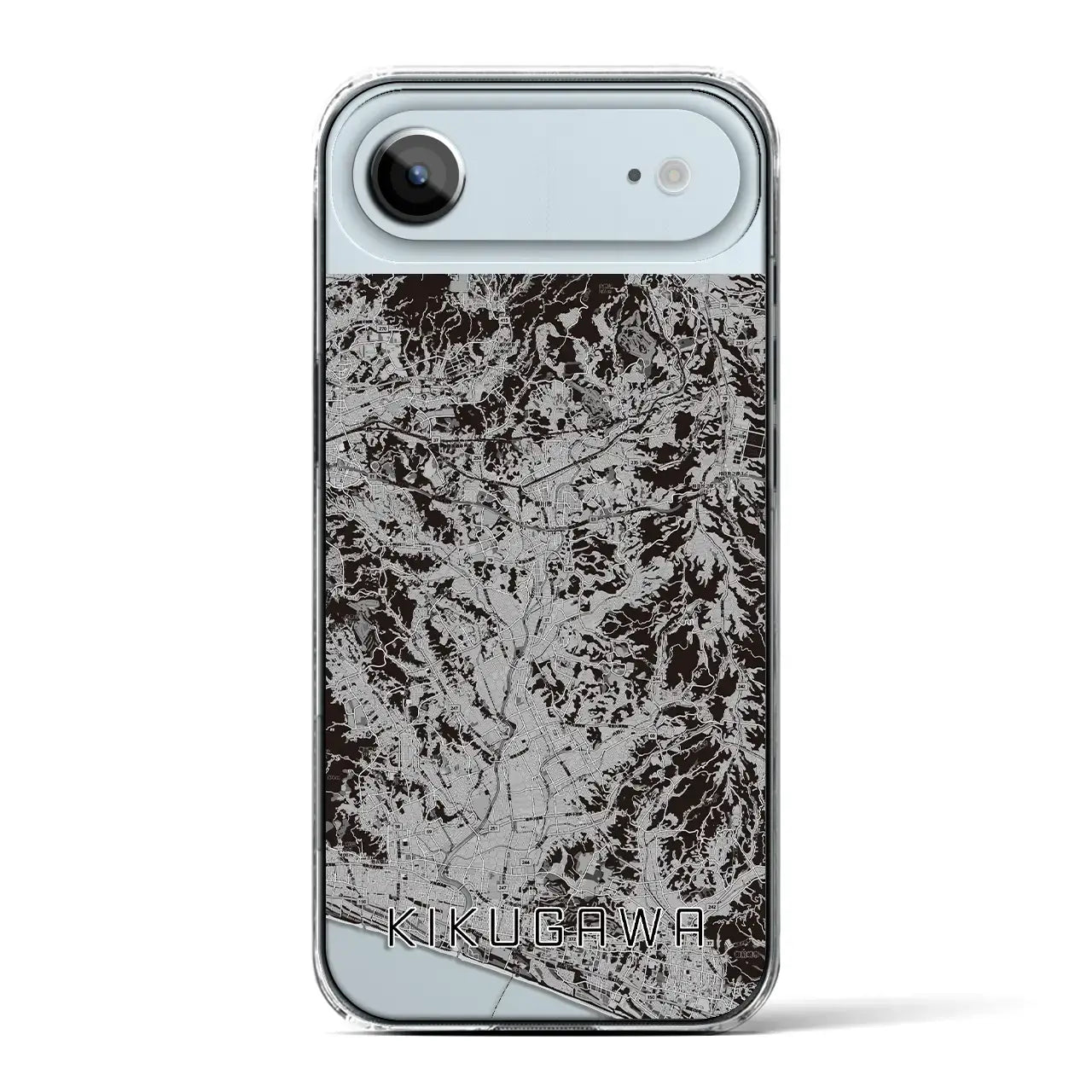 【菊川(静岡県)】地図柄iPhoneケース(クリアタイプ)